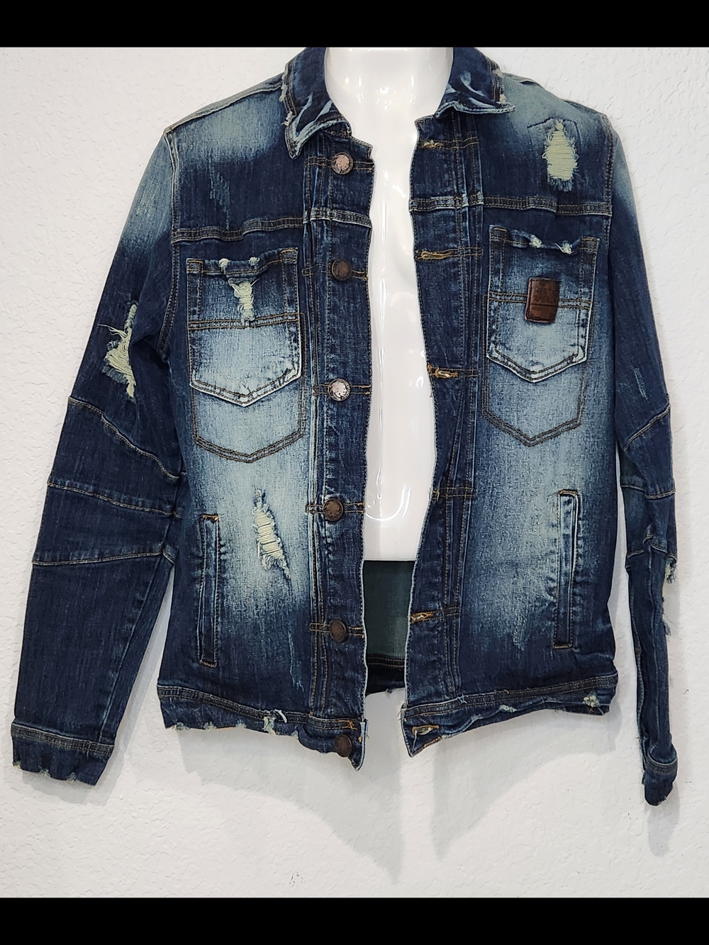 Heritage America Dark Wash Jean Jacket.